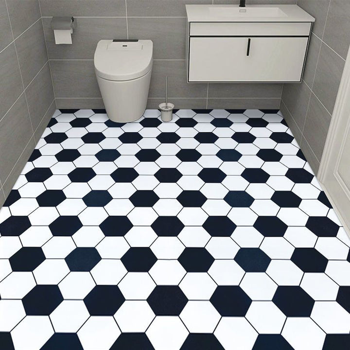 Lisslune | Modern PVC Flooring Self-adhesive Geometrically Printed Low Gloss Vinyl Floor Planks