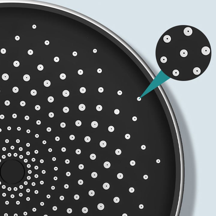 Lisslune | Contemporary Showerhead Combination Rainfall Chrome Wall Mount Showerhead