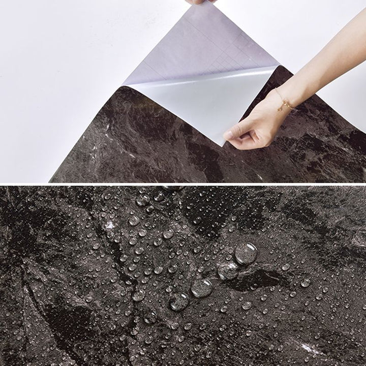 Lisslune | Rectangular Peel & Stick Mosaic Tile Modern PVC Peel & Stick Field Tile