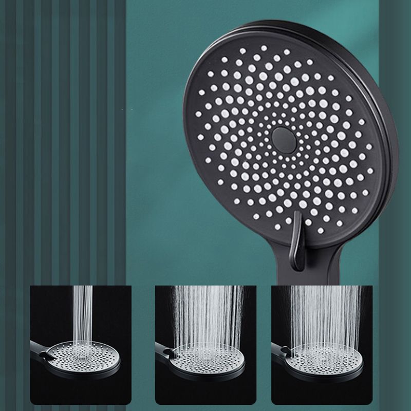 Lisslune | Contemporary round shower head in solid color handheld shower head for the bathroom