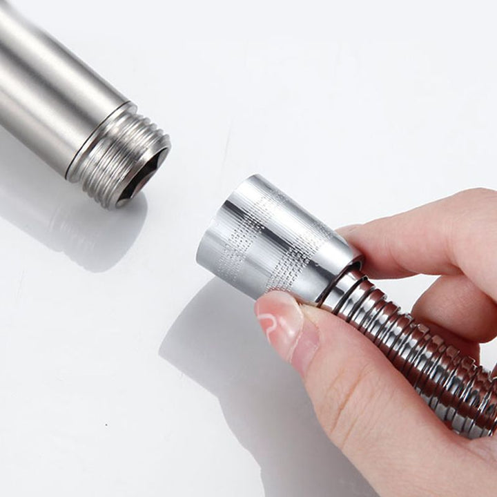 Lisslune | Modern Stainless Steel Hand Shower Standard Spray Pattern Wall Mount Hand Shower