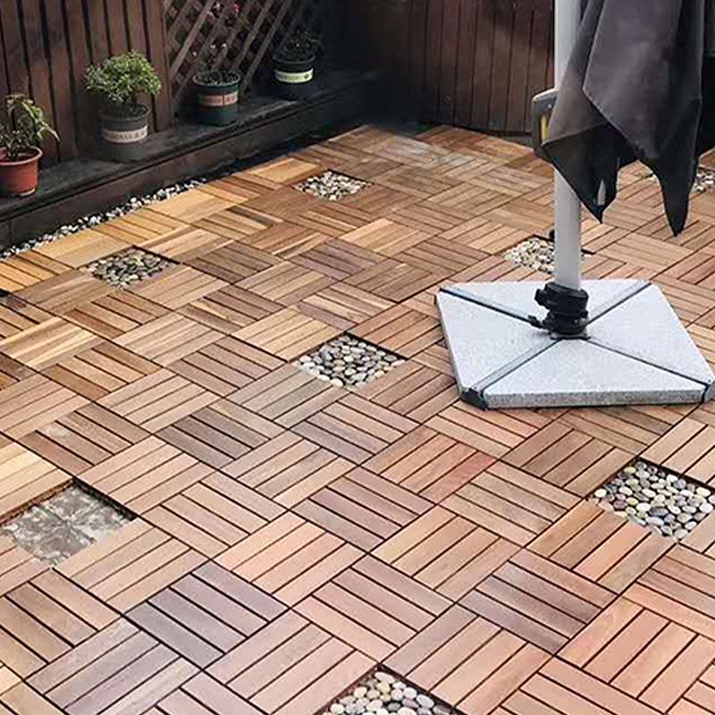 Lisslune | Traditional Floor Tile Interlocking Composite Outdoor Flooring Floor Tile