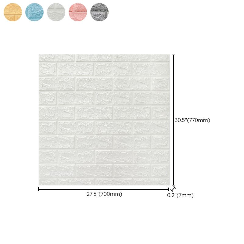 Lisslune | 3D-embossed wall panels Color Waterproof Foam Interior wall tile