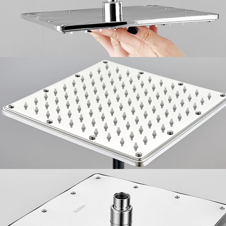 Lisslune | Solid square showerhead Standard spray pattern Large showerhead
