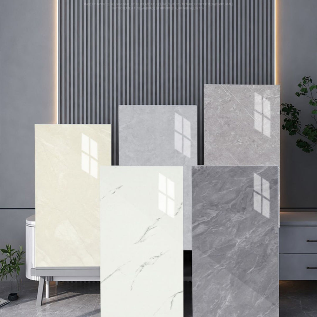 Lisslune | Marbling waterproof PVC tin backing for peeling and attaching interior panels
