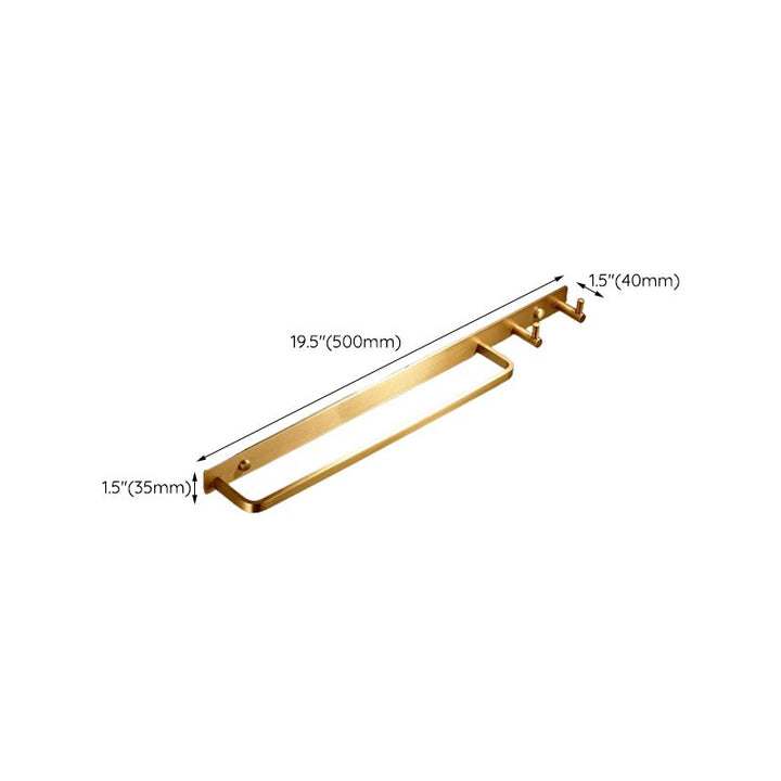 Lisslune | Traditional Bathroom Accessory Set Gold Paper Holder Bathroom Set