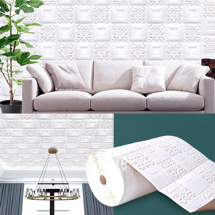 Lisslune | 3D Wall Panel Modern Style Minimalist Home Living Room Wall Shelf