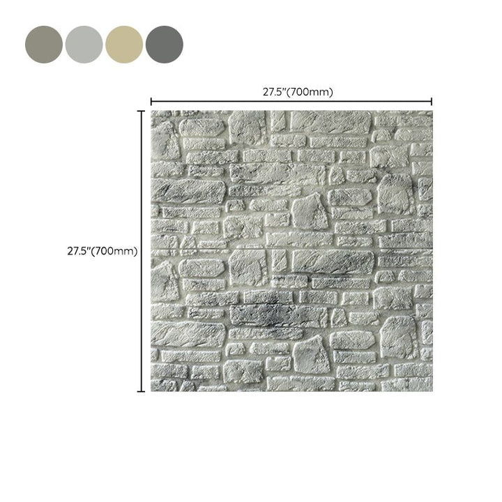 Lisslune | 3D artificial stone wall panel industrial style living room wall panel (pack of 10)