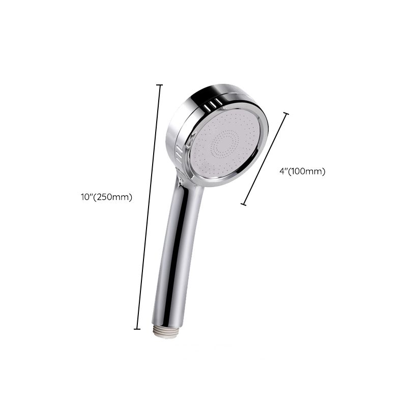 Lisslune | Modern handheld shower head 5 spray patterns chrome round wall mounted shower head