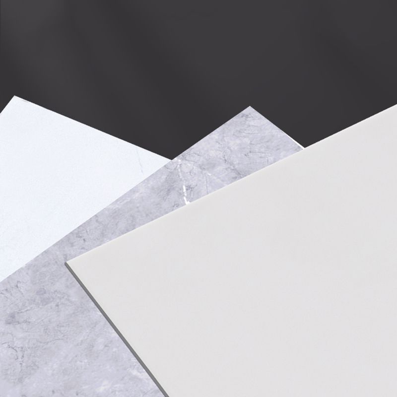 Lisslune | Rectangular Marble Peel & Stick Tile Stain Resistant Single Tile for Bathroom Backsplash
