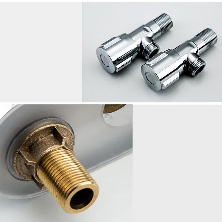 Lisslune | Modern Style Bathroom Faucet Double Handle Faucet Swivel Spout Faucet