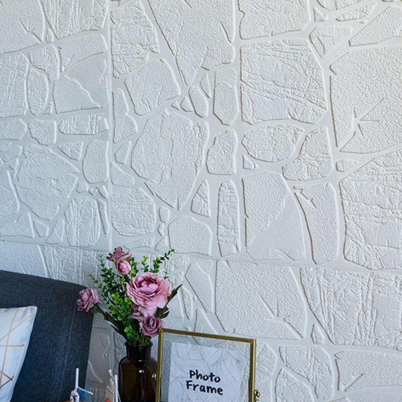 Lisslune | Modern Pearl Wainscoting PVC Wall Access Panel Peel and Stick Wall Tile for Bedroom