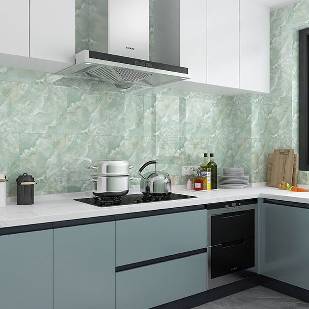 Lisslune | 12" x 24" Marbling Single Panel Waterproof Splashback Wall Tile for Bathroom