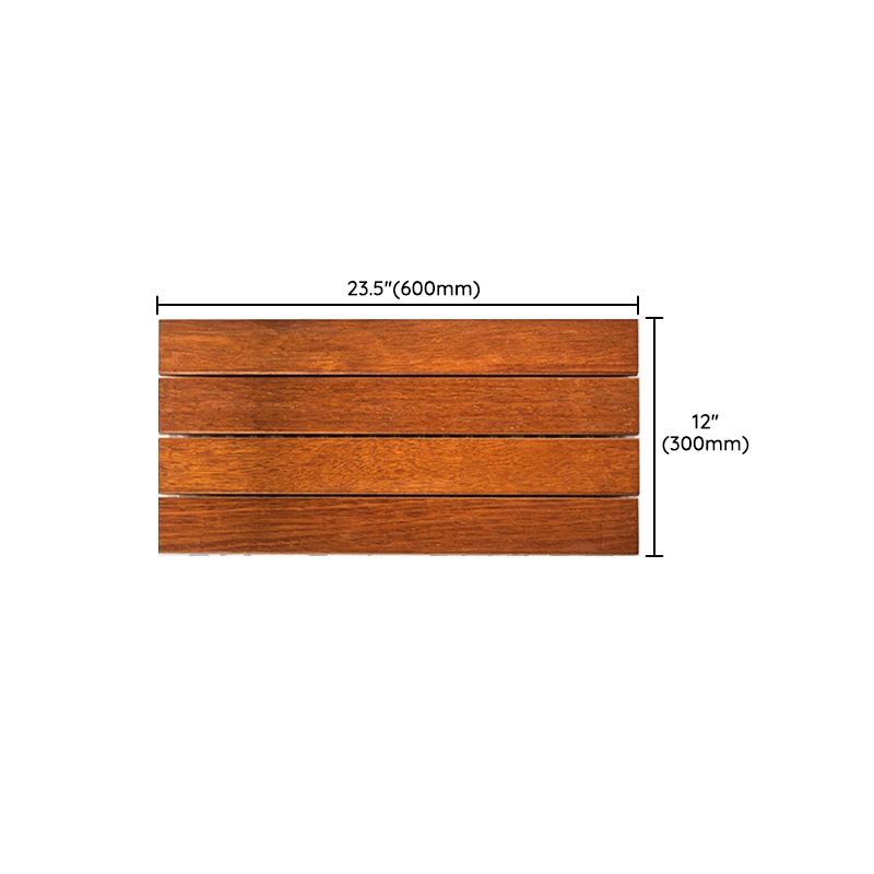 Lisslune | Modern Style Square Wood Flooring Corrosion Resistant Outdoor Wood Flooring