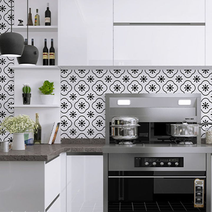 Lisslune | Rectangular Peel-and-Stick Tiles PVC Single Tile for Kitchen and Bathroom