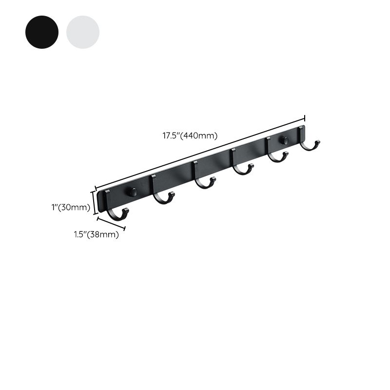 Lisslune | Modern Bathroom Accessories Set Silver/Black Bathroom Accessory Kit