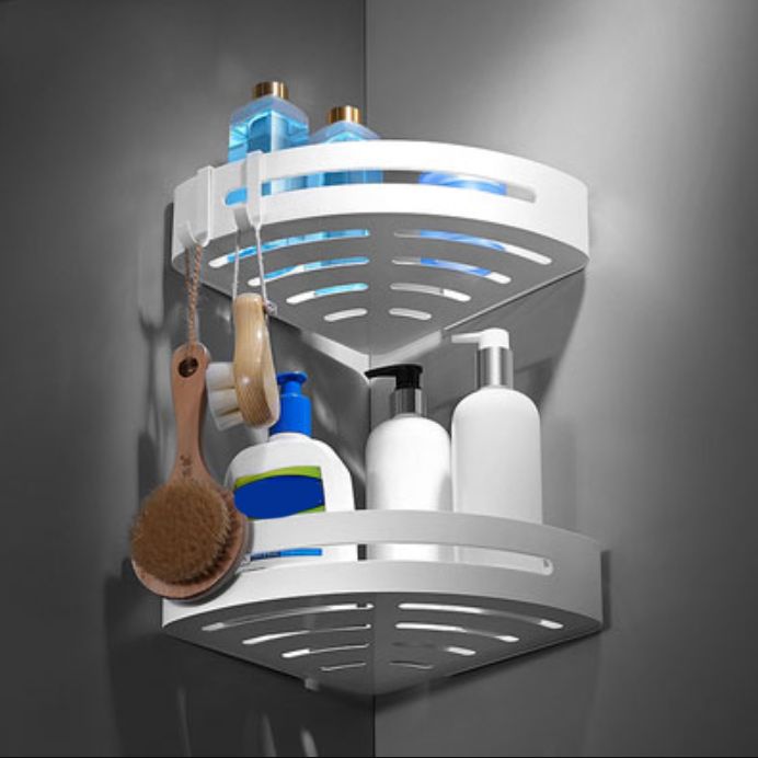 Lisslune | Aluminum Bathroom Accessories Set Modern White Bathroom Accessories Set