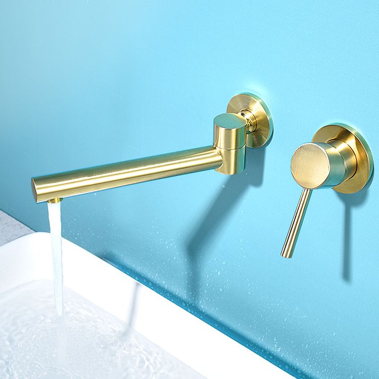 Lisslune | Contemporary Wall-Mounted Single-Hand Kitchen Faucet Low Arc Water Filler