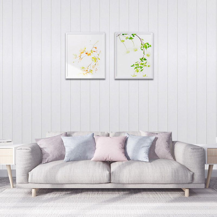 Lisslune | Living Room Wall Paneling Peel and Stick Wood Look Design Waterproof Wall Paneling