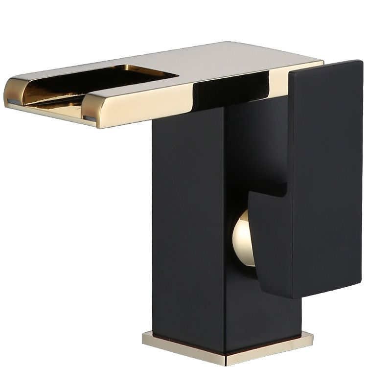 Lisslune | Basin Waterfall Outlet Single Lever Tap with LED Light