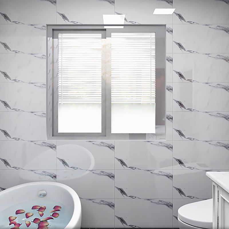Lisslune | 20 Pack PVC Rectangular Peel & Stick Subway Tiles Kitchen and Bathroom Splashback