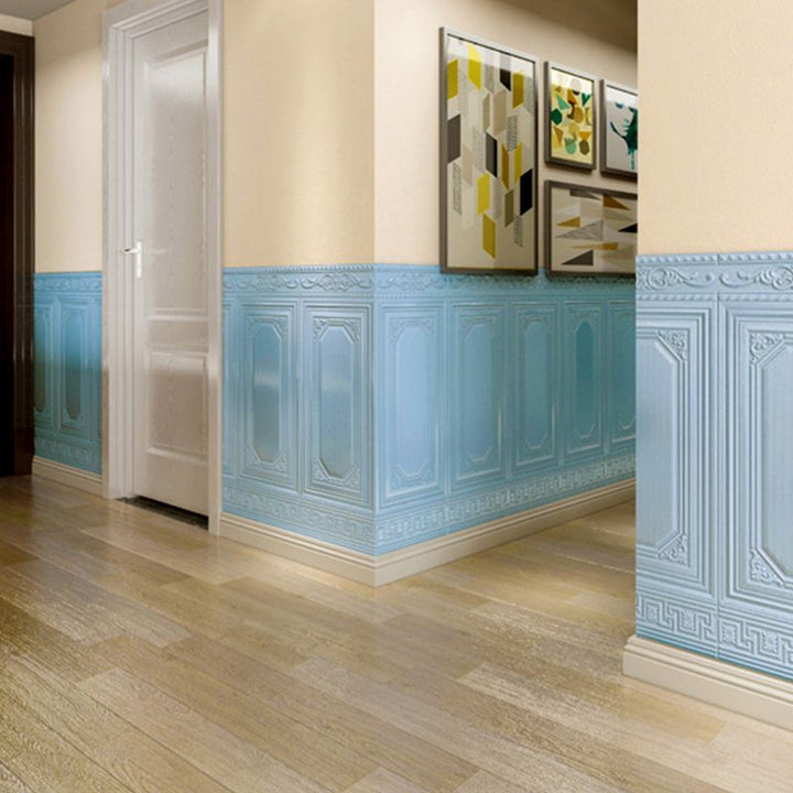 Lisslune | Contemporary waterproof 3D wall panel veneer for peeling and sticking for interior walls