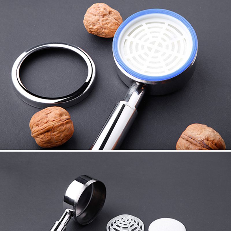 Lisslune | Modern Stainless Steel Handheld Shower Water Filtration Round Shower Head