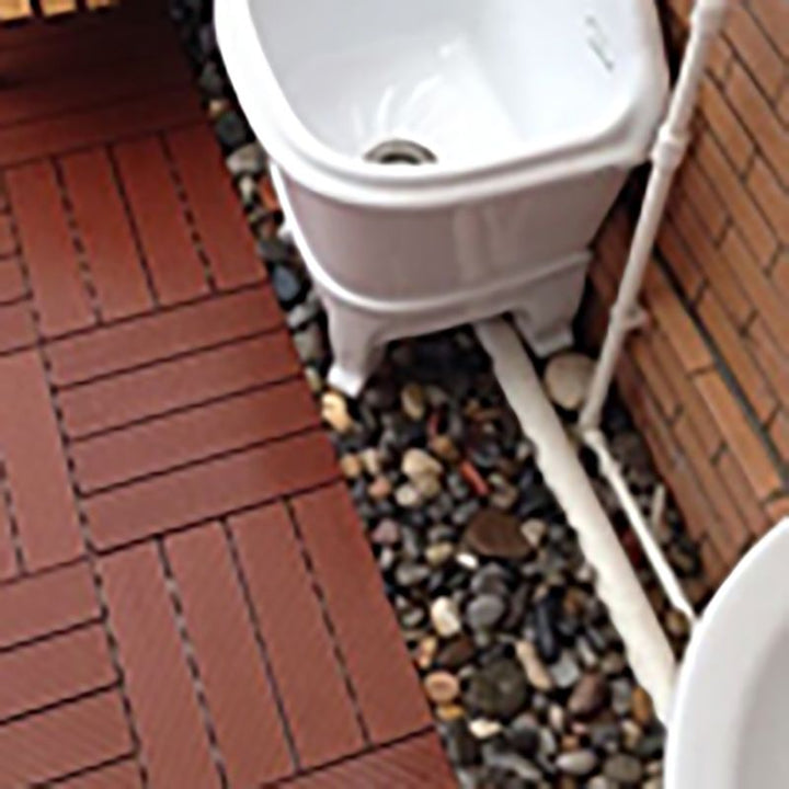 Lisslune | Outdoor Ground Board Strips Composite Waterproof Square Deck Board