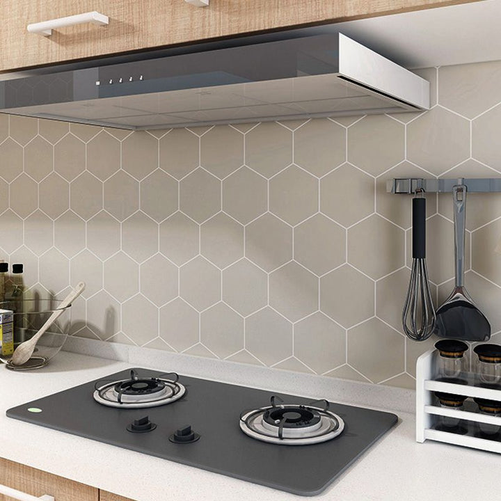 Lisslune | Hexagonal Peel-and-Stick Tiles Mosaic Tile Peel-and-Stick Backsplash