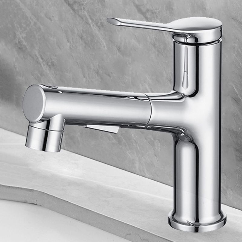 Lisslune | Pull-out washbasin tap single lever bathroom tap 1-hole washbasin tap