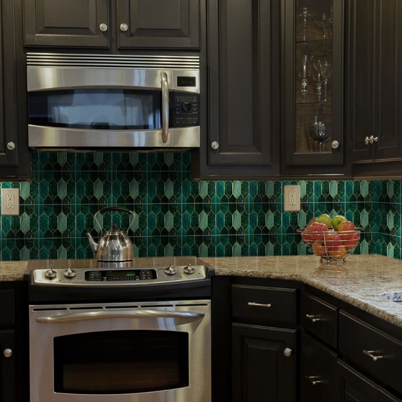 Lisslune | Mosaic Tiles Wallpaper Plastic Contemporary Removable & Stick Mosaic Tile