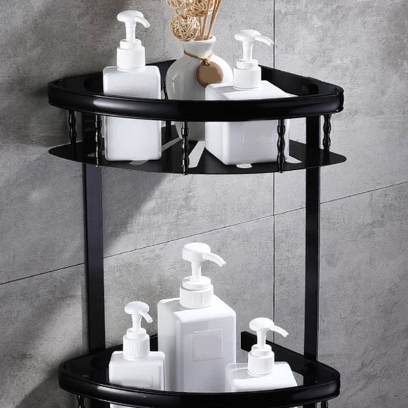 Skorter | Modern 5/6-piece bathroom accessory set with bathroom shelf/robe hooks/towel bar