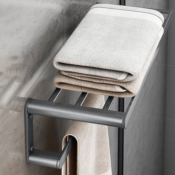 Lisslune | Matte Gray Bathroom Hardware Set Modern Bathroom Accessories Set