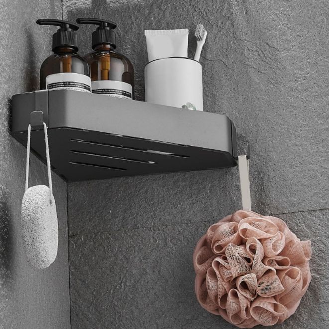 Lisslune | Stainless Steel Bathroom Accessory Set Modern Triangle Basket