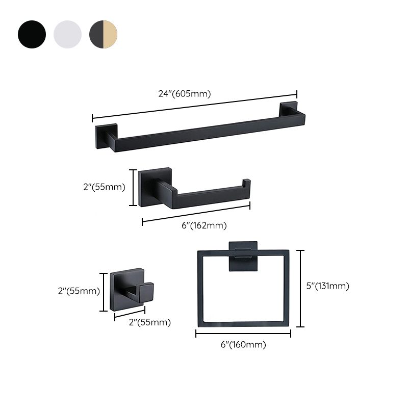 Lisslune | Stainless Steel Bathroom Accessories as Single Piece or in Set Modern Bathroom Hardware