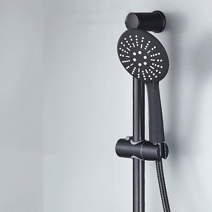 Lisslune | Modern Bathtub Faucet Lever Handle Wall Mounted Fixed Bathtub Faucet