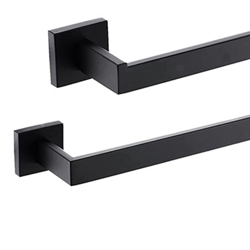 Lisslune | 7-piece bathroom accessory set made of stainless steel with paper holder/robe hook/towel ring bar