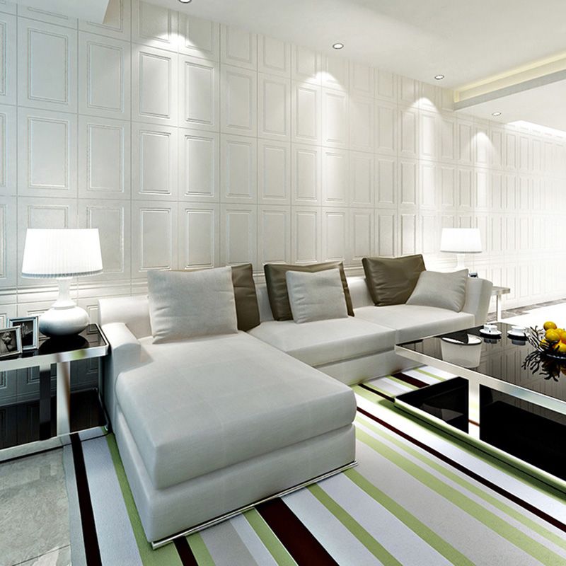 Lisslune | Modern Style Interior Wall Cladding Peel and Stick Geometric Texture Wall Cladding