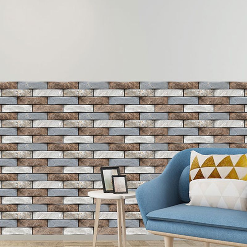 Lisslune | Modern PVC Field Tile/Single Tile Rectangular Peel and Stick Back Wall Tile