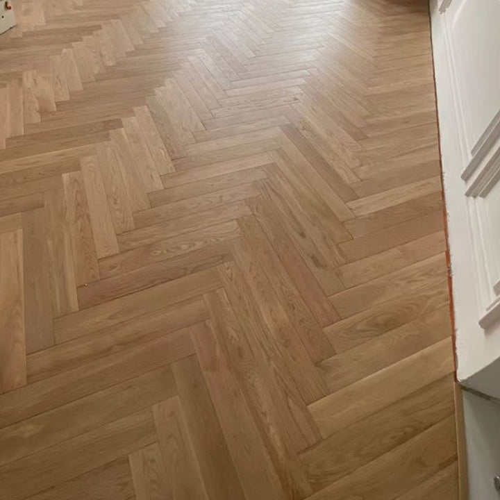 Lisslune | Traditional Wood Tiles Wire Brushed Parquet Click Lock Wood Floor Panels