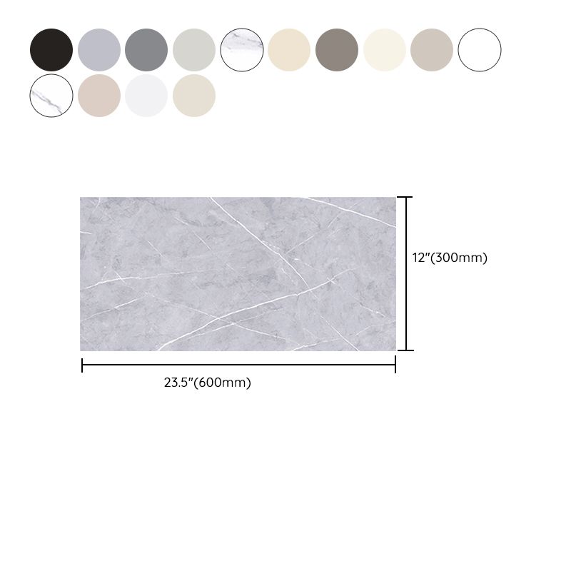 Lisslune | Modern Splash Guard Wallpaper Marble Print Self-Adhesive Splash Guard Tile for Bathroom