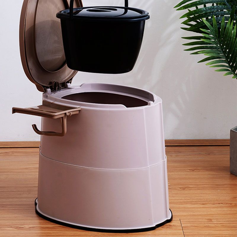 Lisslune | Contemporary plastic floor-mounted toilet bowl with toilet seat for the bathroom