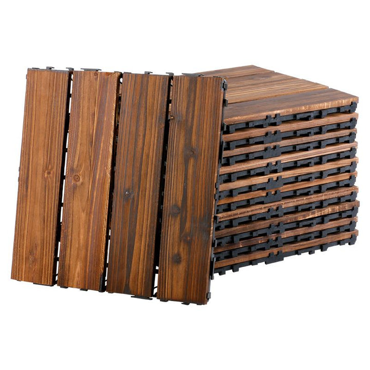 Lisslune | Traditional Wood Parquet Click-Lock Non-Slip Wood Flooring