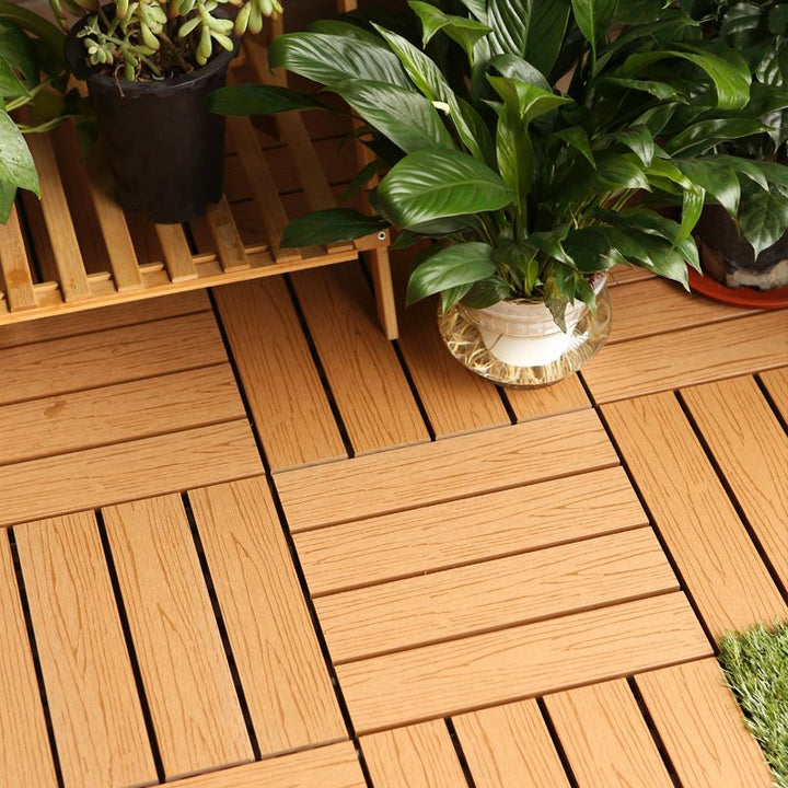 Lisslune | Composite deck tiles Connectable waterproof floor tiles