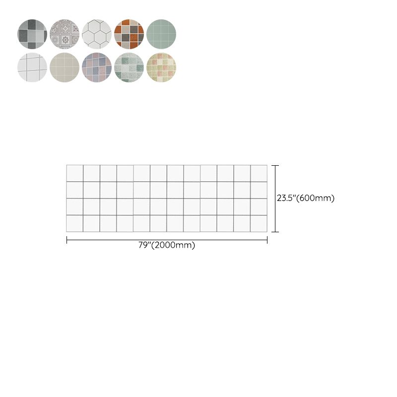 Lisslune | Modern Kitchen Backsplash Tile Waterproof Peel and Stick Mosaic Tile