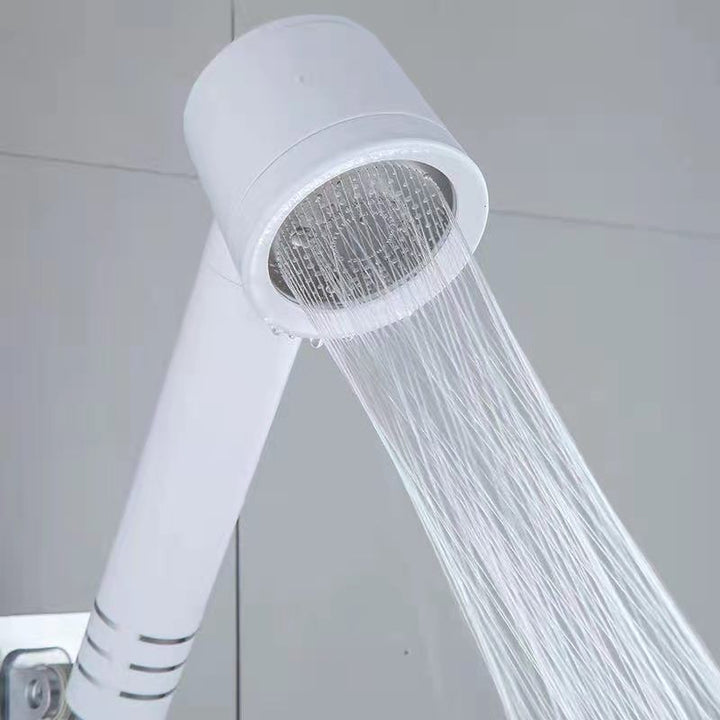 Lisslune | Contemporary Shower Head Combination White Adjustable Hand Shower