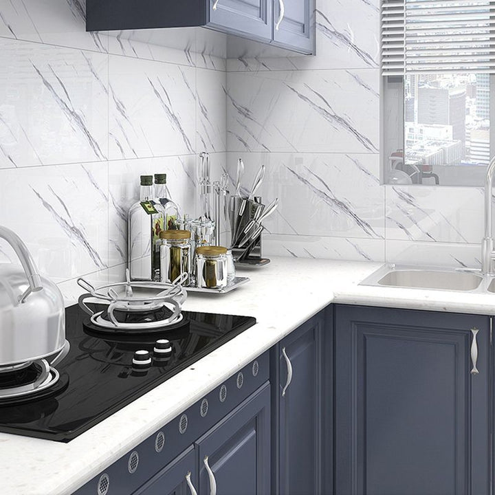 Lisslune | Modern Style Wallpaper Kitchen Individual Tile Peel and Stick Backsplash