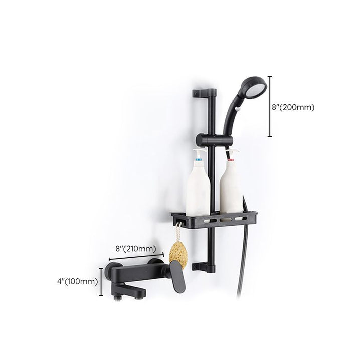 Lisslune | Modern Wall-Mounted Bathtub Faucet Trim Metal Single-Lever Bathtub Faucet Trim