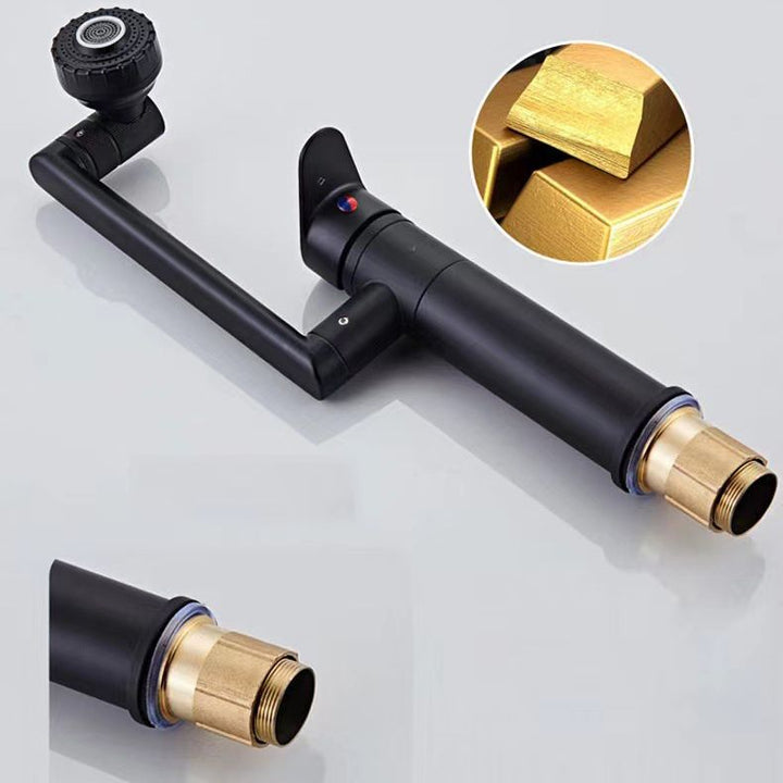 Lisslune | Vessel Sink Faucet Glam Style Single Lever Bathroom Mixer
