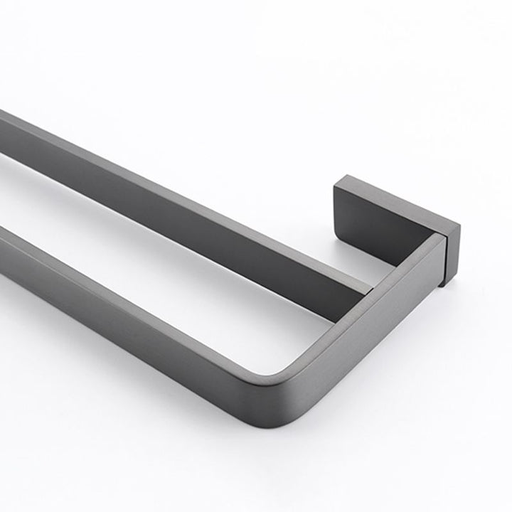 Lisslune | Gray metal modern bathroom accessories as a single item or as a set